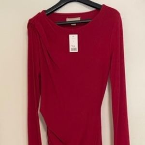 NWT Red Body Con Banana Republic Jersey Dress